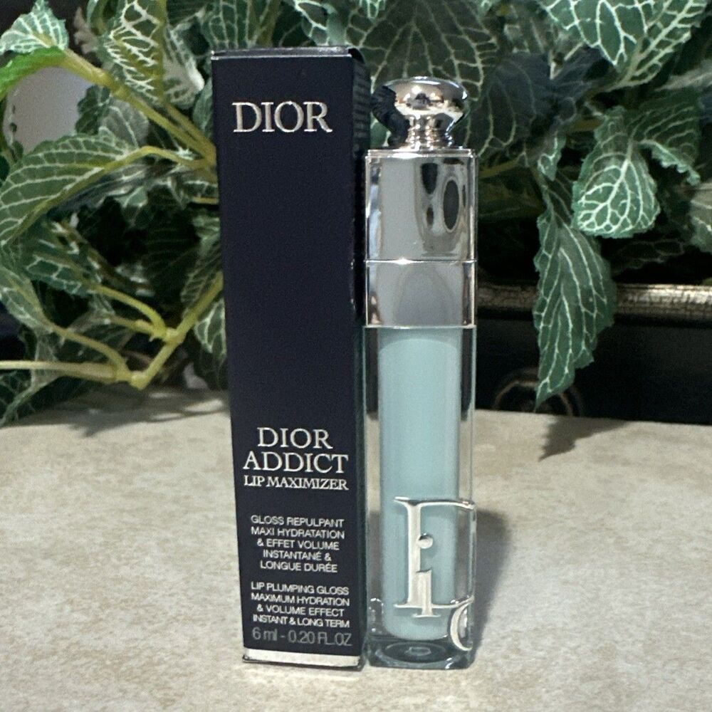 Dior Addict Lip Maximizer Hyaluronic Lip Plumper Gloss 065 Icy Blue
